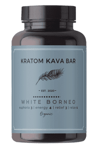 Kratom and kava bar serving white broneo.